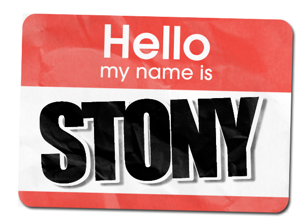 Stickers Contact Hello my name is Stony Graffiti